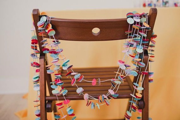 The top 10 fun & fabulous wedding confetti ideas! - Confetti Chair Backs