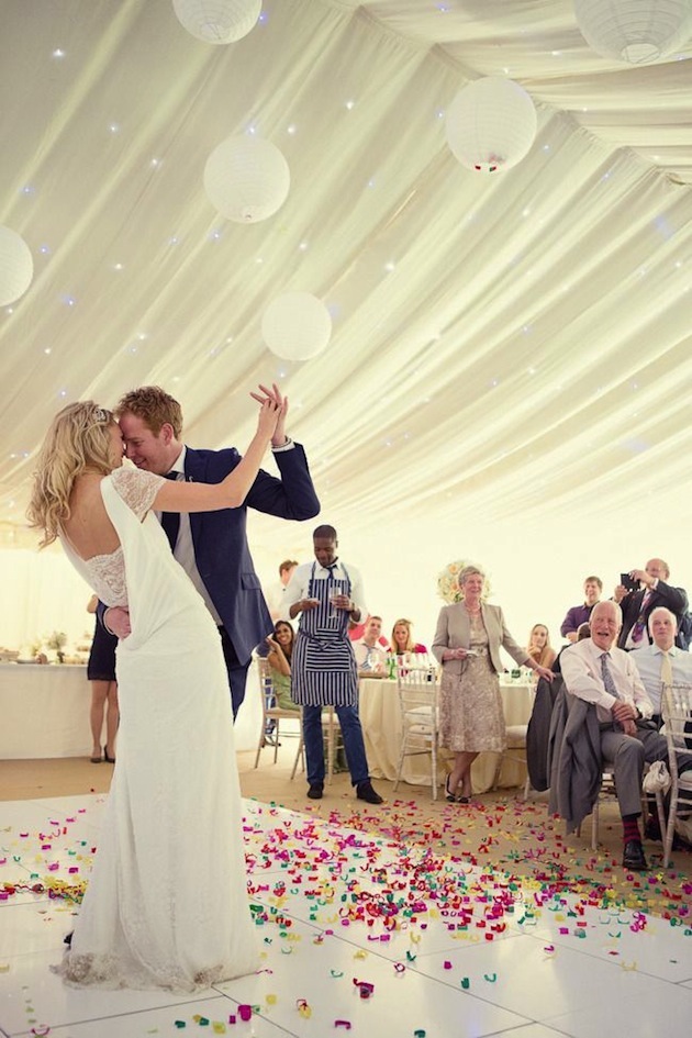 The top 10 fun & fabulous wedding confetti ideas! - Confetti Dance Floor