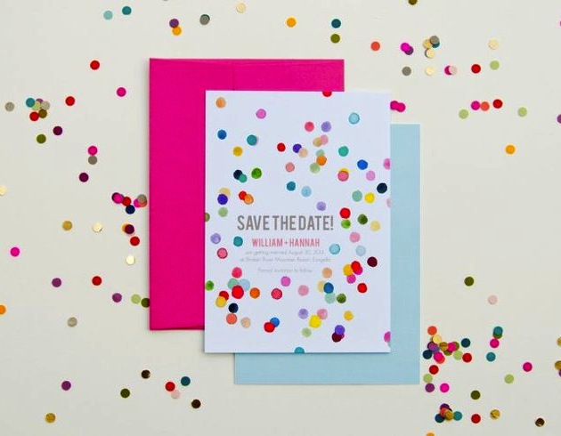 The top 10 fun & fabulous wedding confetti ideas!  - Confetti Save the Dates